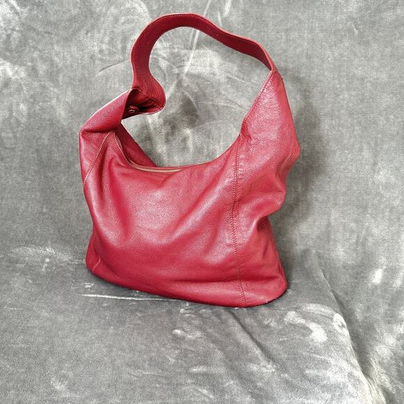 Jack French, London, designer handbag, red leather, large excellent! - Picture 2 of 16